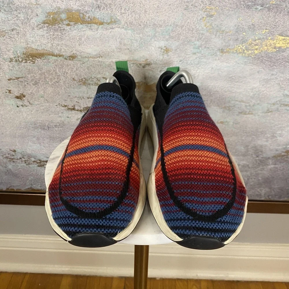 Sanuk Shoes Mens Size 10 Multicolor Knit Slip On Casual Comfort Sneakers